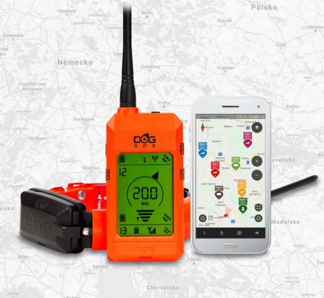 DOG Trace elektronický výcvikový obojek DOG GPS X30 - bez v�cvikov�ho modulu